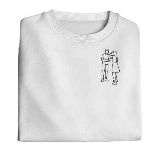 Couple Photo Outline