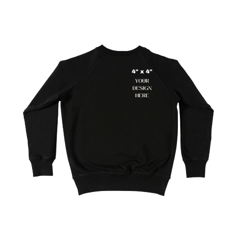 Custom Crewneck 4x4" Print