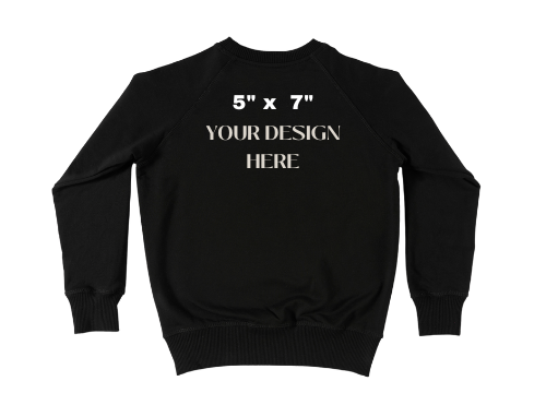 Custom Crewneck 5x7" Print